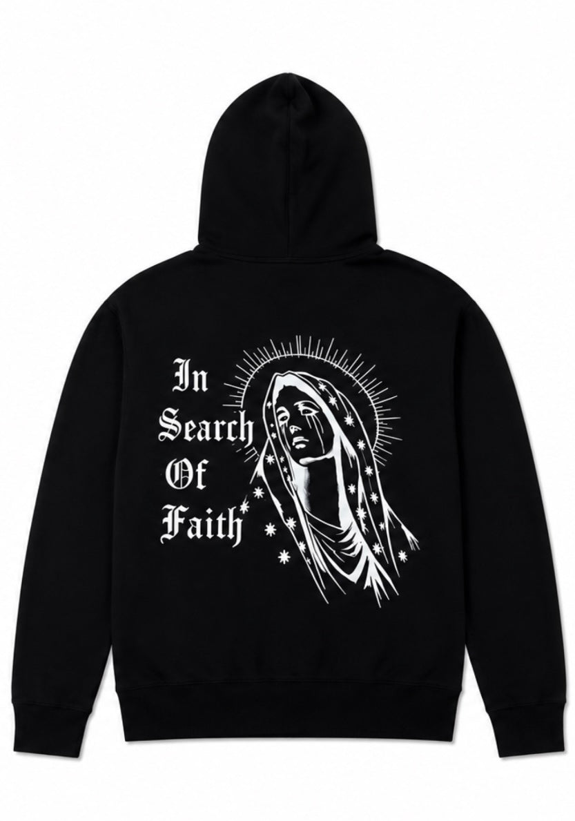 In Search Of Faith Black Zip up