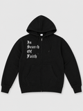 In Search Of Faith Black Zip up