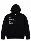 In Search Of Faith Black Zip up